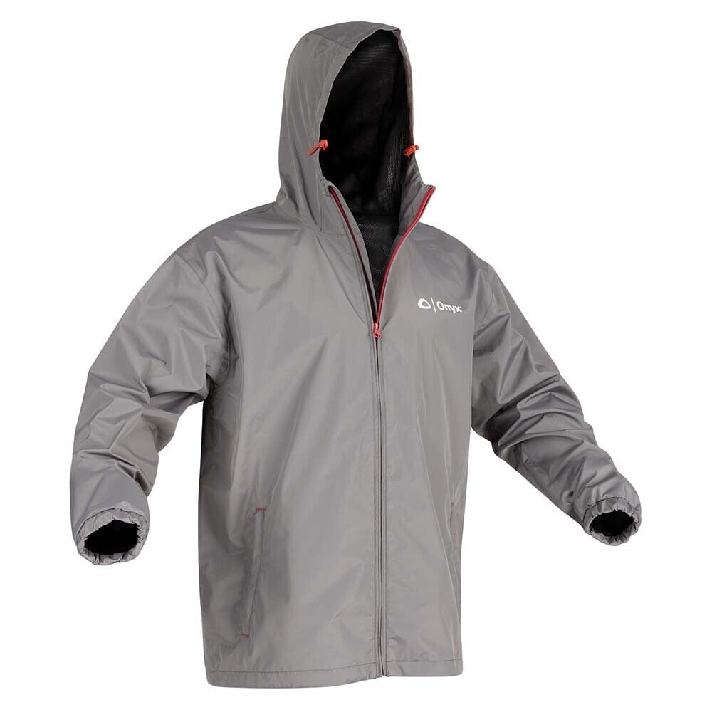 Onyx Essential Marine/Boat Rain Jacket - Large - Grey