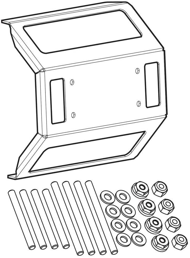 Humminbird SOLIX 10 Fish Finder Reinforced In-Dash Mounting Kit