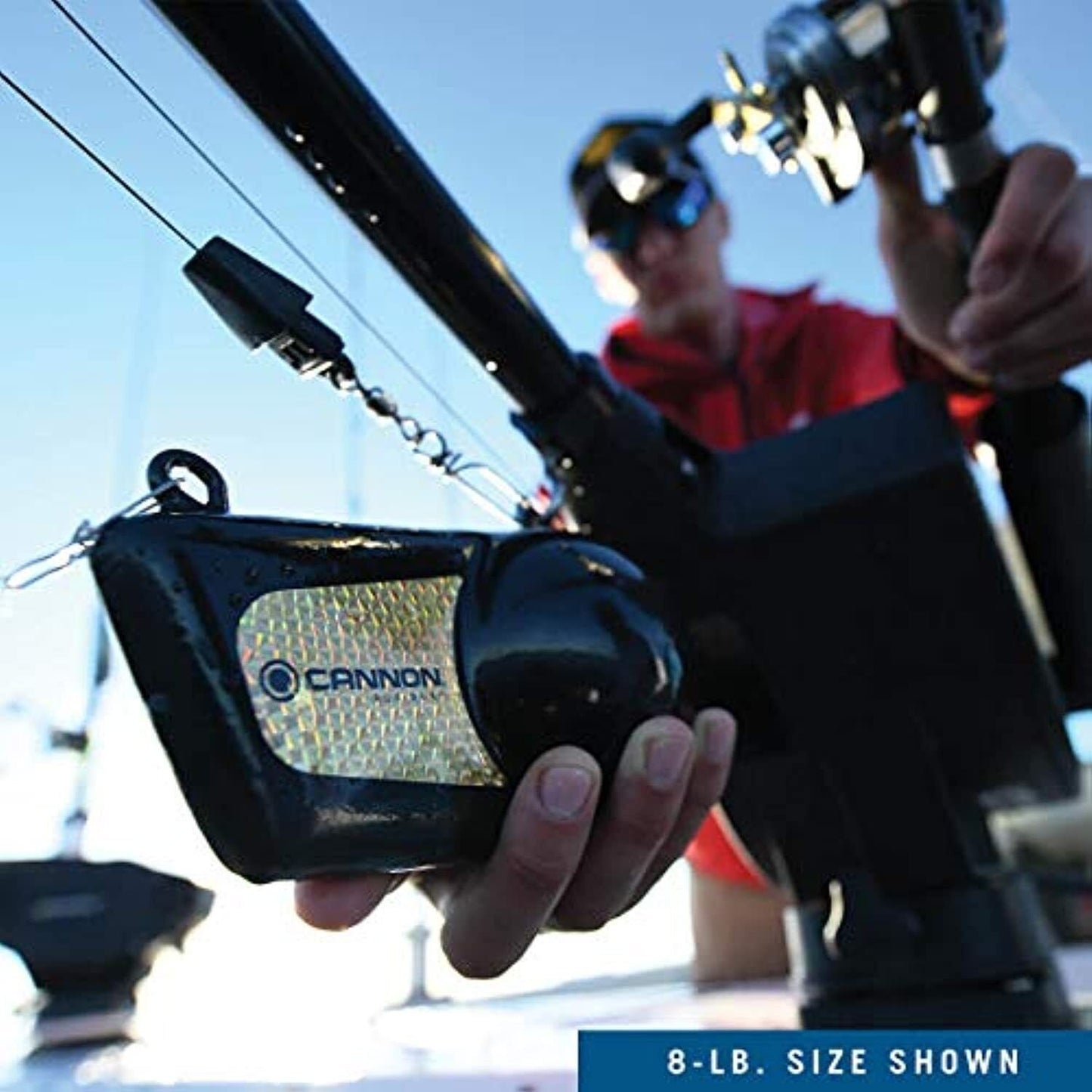 Cannon 4lb Flash Fishing Outrigger Weight- Trolling Weight