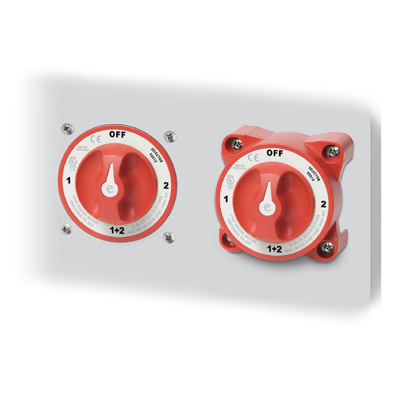 Blue Sea 5510E e-Series Dual Circuit Battery Switch