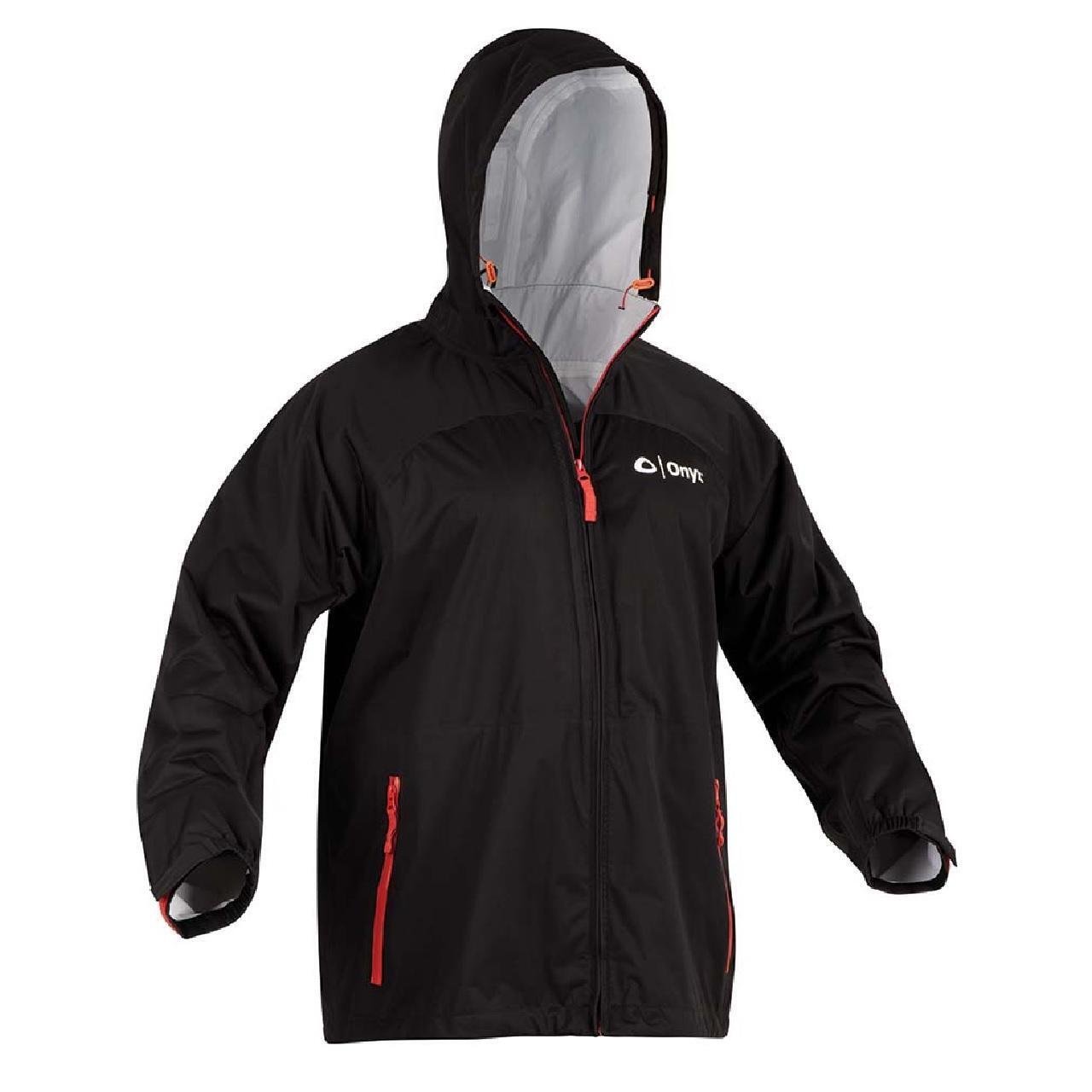 Rain Jacket Onyx Hydromax Men's Rain Jacket, Large Black