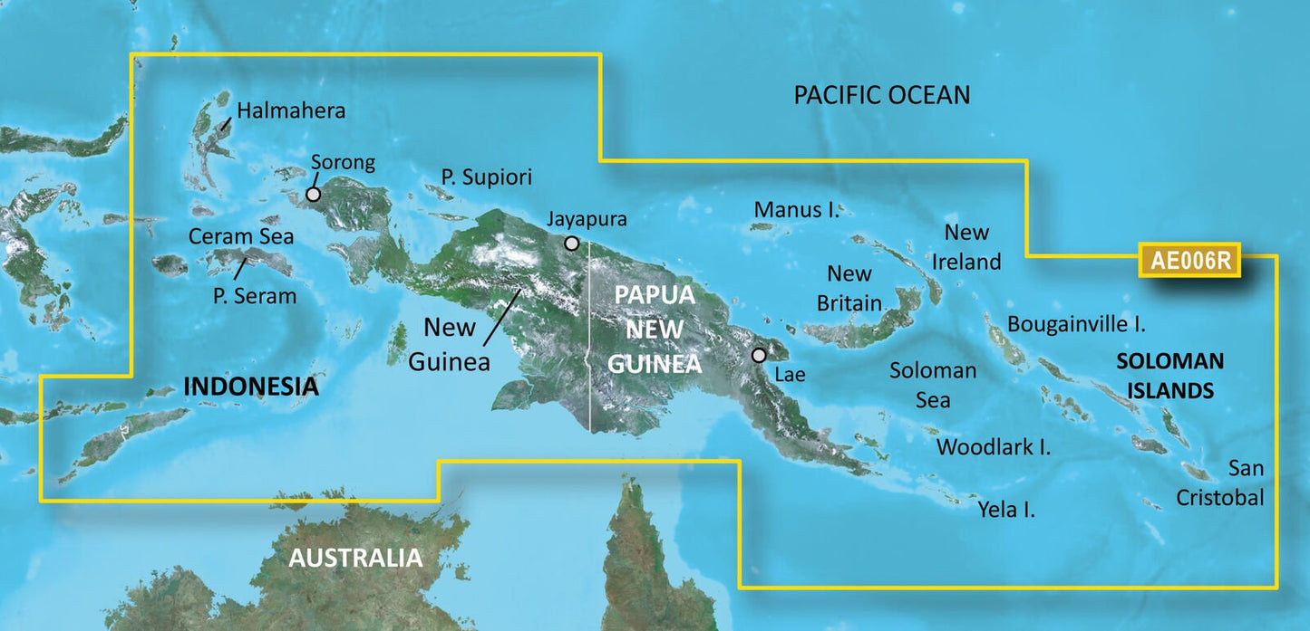 Garmin BlueChart® g3 Vision® HD - VAE006R - Timor Leste/New Guinea -