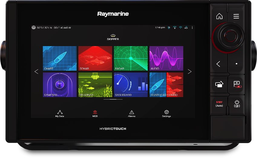 Raymarine Axiom Pro 9 RVX MFD w/RealVision 3D and 1kW CHIRP Sonar - Navionics+ North America Chart