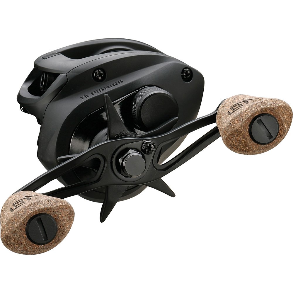 13 Fishing Concept A Baitcast Fishing Reel - 6.8:1 - LH(Fresh+Salt) - A2-6.8-LH Black