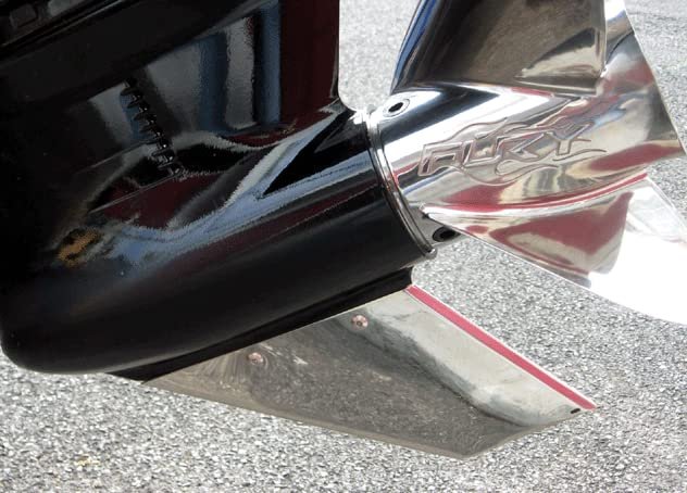 Gator Guards Outboard SkegShield Skeg Guard - Mercury/Mariner - Protection Against Reef, Rock and Ramp Damage - DIY Installation, Custom Fit - Drainage Hole Prevents Corrosion - USA Made - SS00524