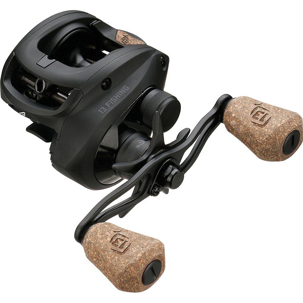 13 Fishing Concept A Baitcast Fishing Reel - 6.8:1 - LH(Fresh+Salt) - A2-6.8-LH Black