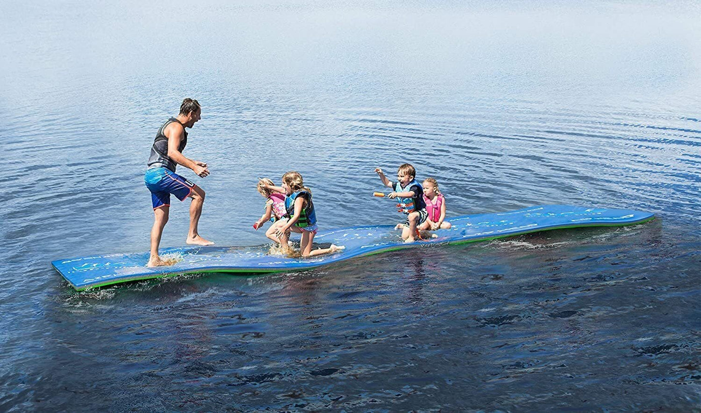 Water Mat Airhead WATERMAT Fun MAT 22 Plus, 22' x 6' x 2", Blue