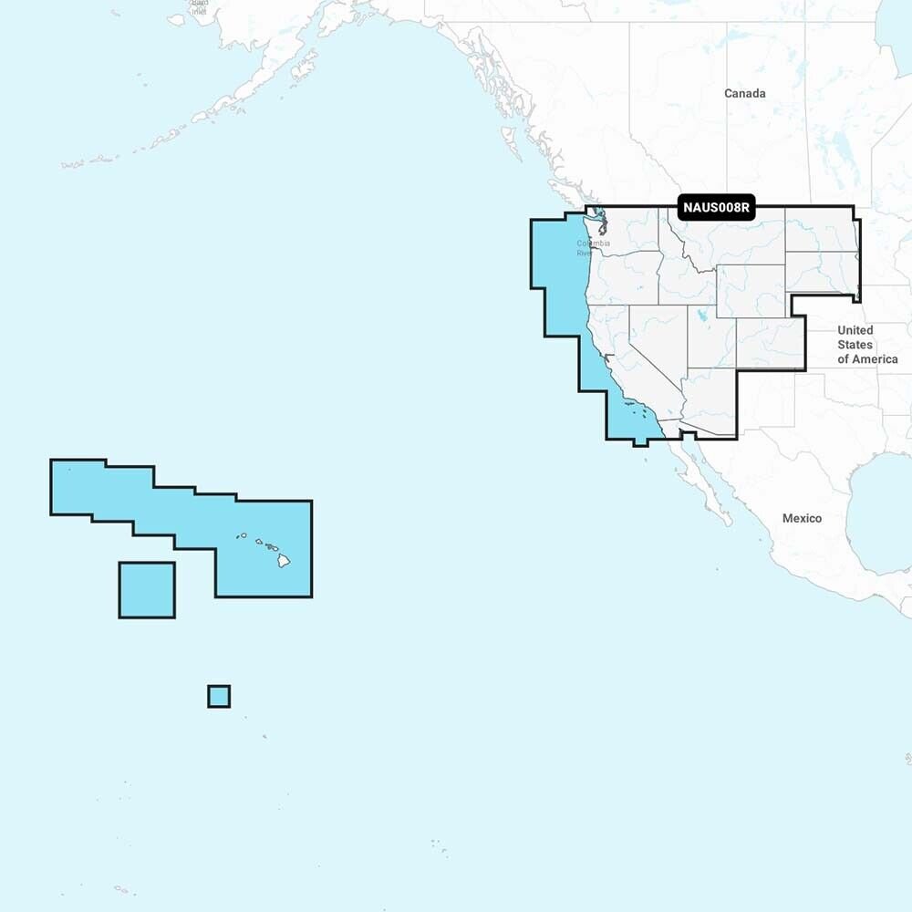 Navionics 010-C1371-30+ Naus008r U.s. West