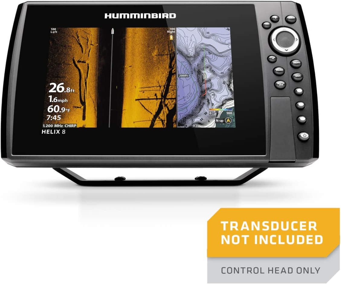 Humminbird 411350-1CHO Helix 8 Chirp MEGA SI+ GPS G4N CHO (Control Head Only) Fish Finder