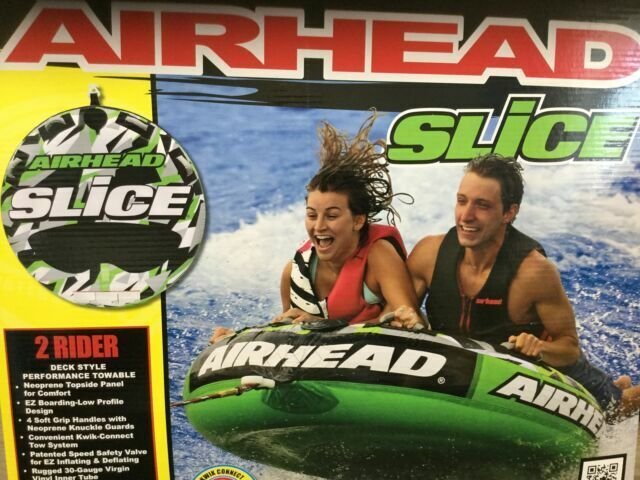 Towable Airhead Slice, 1-2 Rider Towable Tube for Boating