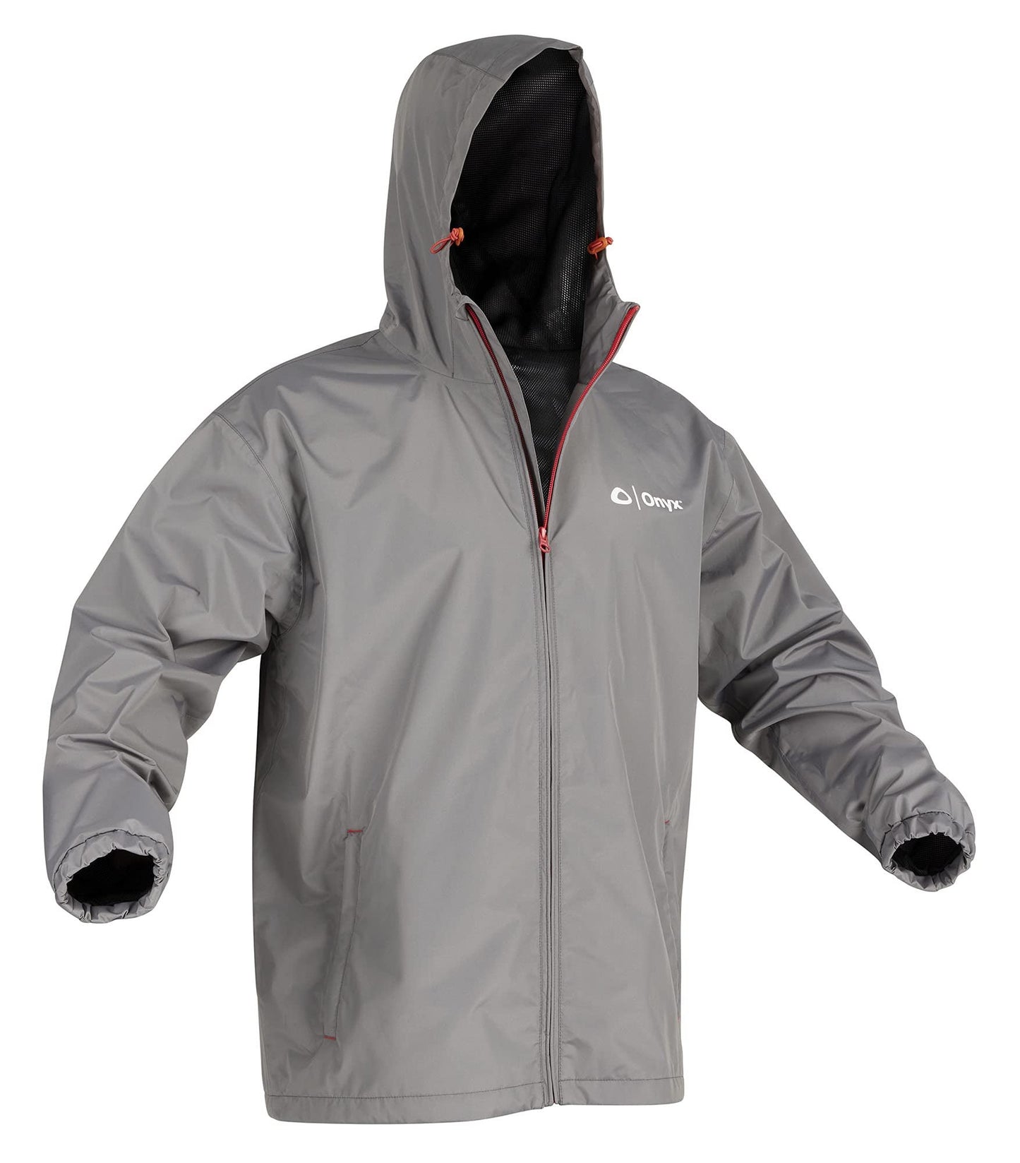 Onyx Essentials Men's Marine/Boat Rain Jacket, Grey- XL