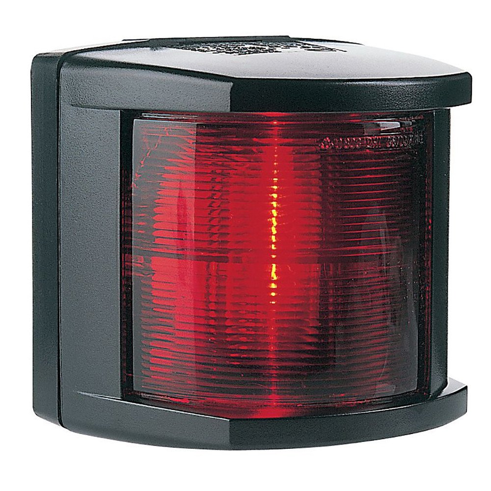 Hella Marine Port Nav Light - Incandescent - 2nm - Black Housing - 12V