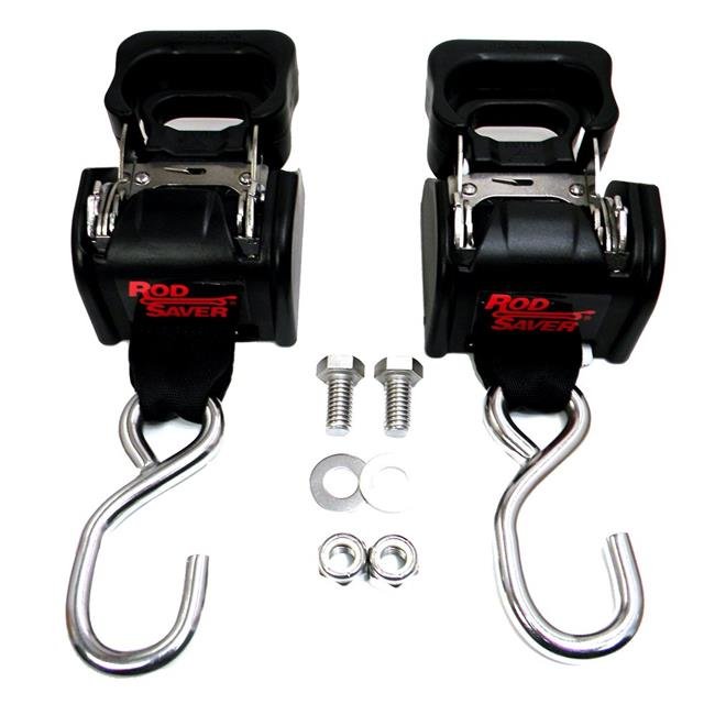 Rod Saver SS Retractable Transom Tie-Down - 40" - Pair