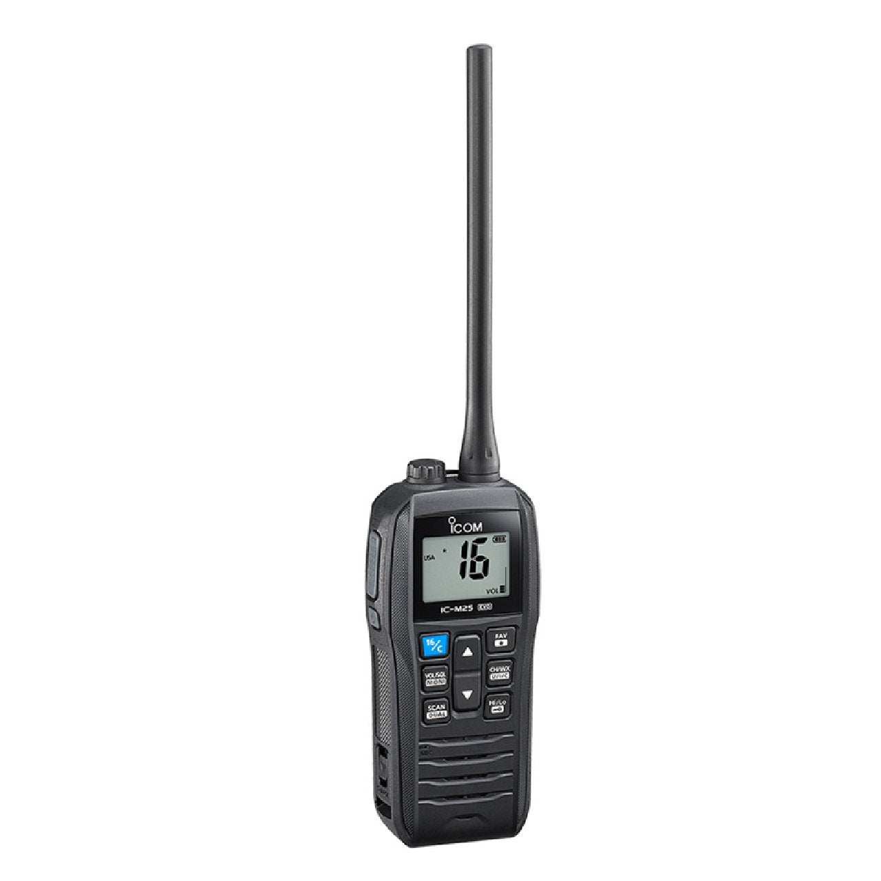 Icom M25 EVO Handheld VHF Marine Radio - Black