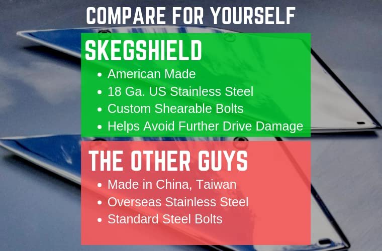 Gator Guards SkegShield® Boat Motor Skeg Guard fits Merc/A1 G2