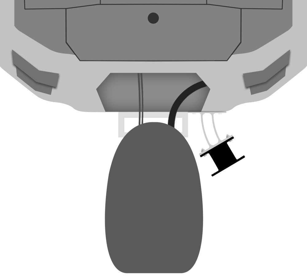 Minn Kota Raptor Setback Bracket, 3", Black