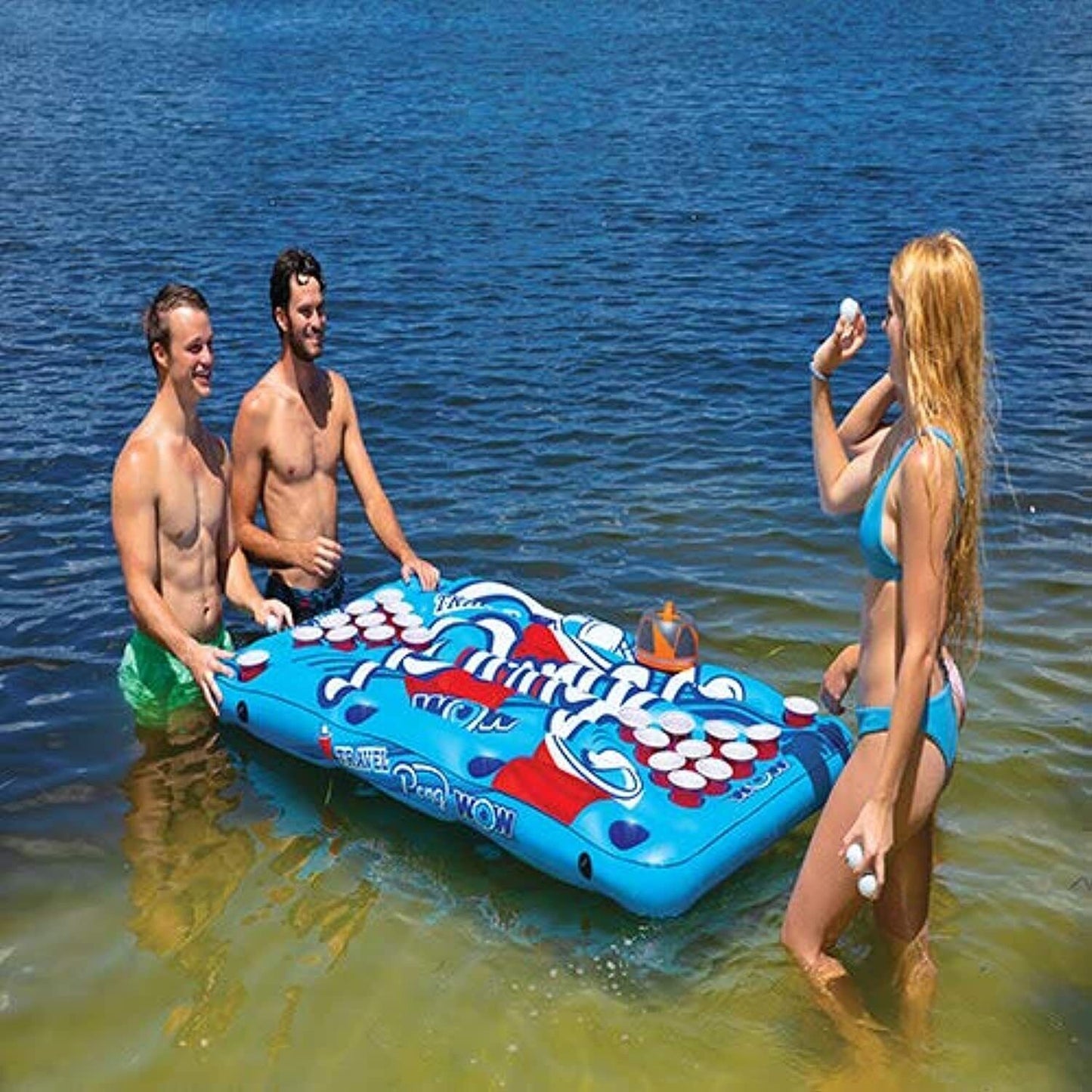 WOW Inflatable Travel Pong Game Board