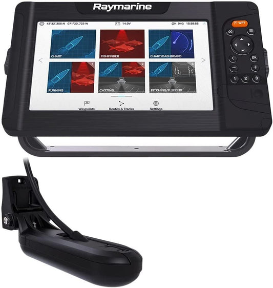Raymarine Element 9 HV w/Nav+ US/Can, HV-100 Xdcr
