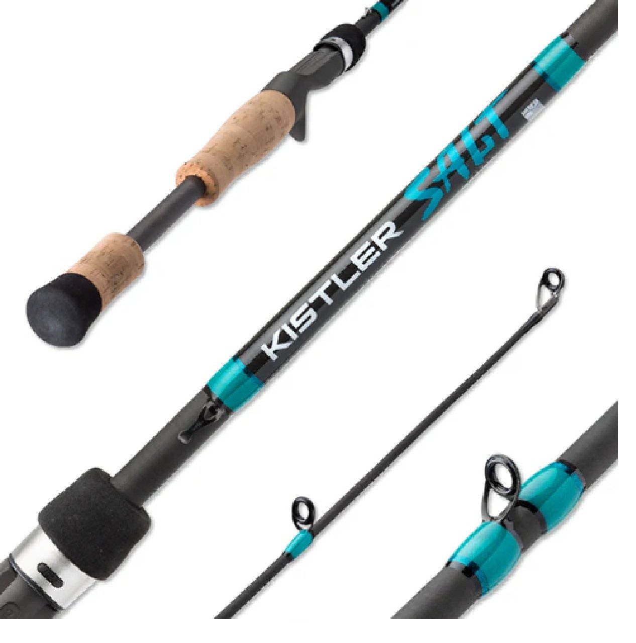 Kistler Salt Series Casting Fishing Rod 7'3" Medium-Heavy