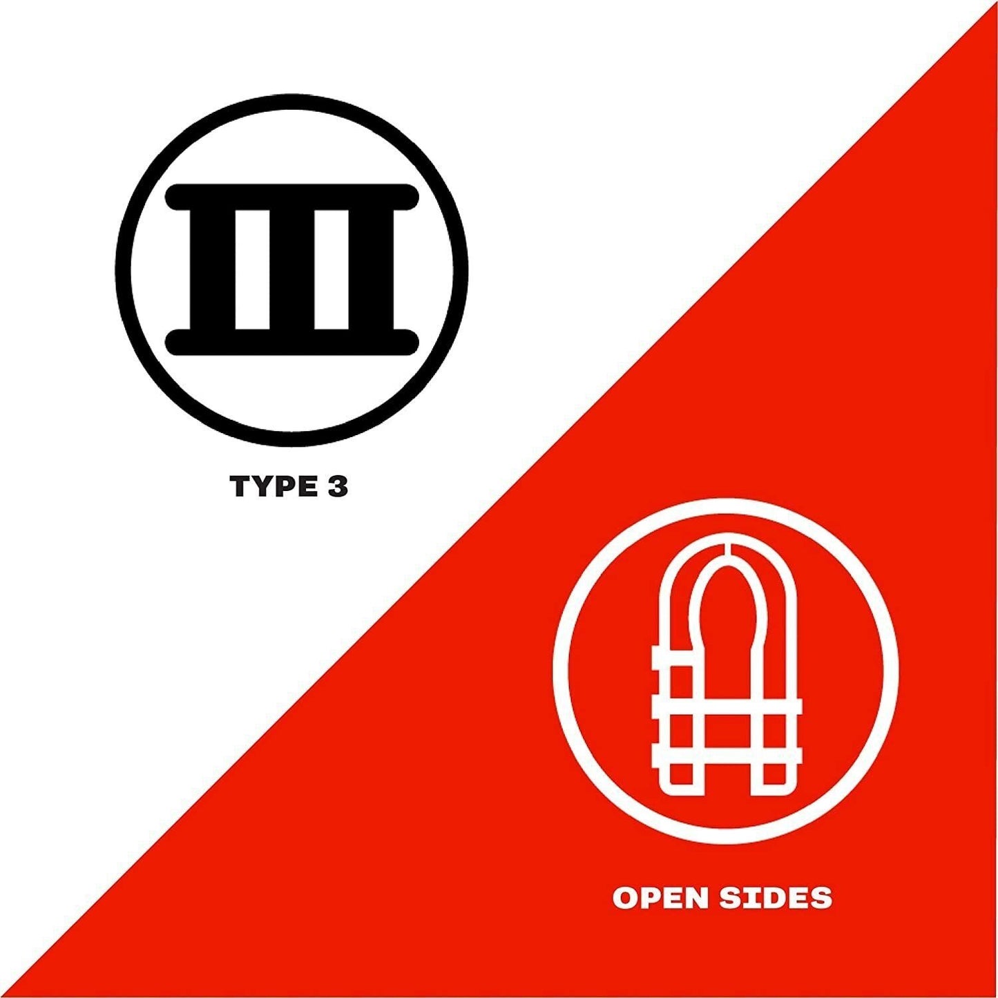 Life Vest Airhead Element Open Sided PFD Chest Sizes 50 Inch To 60 Inch