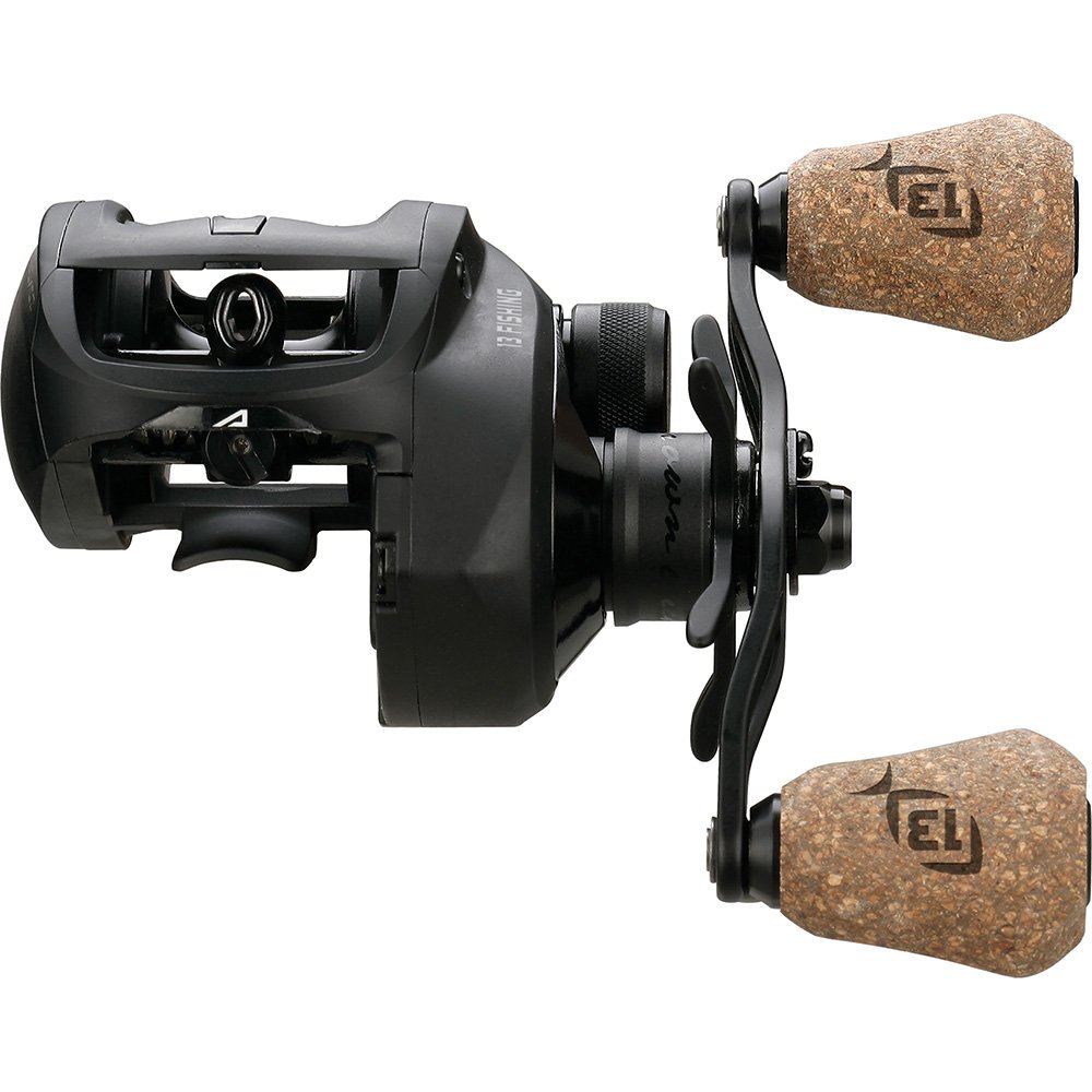 13 Fishing Concept A Baitcast Fishing Reel - 6.8:1 - LH(Fresh+Salt) - A2-6.8-LH Black