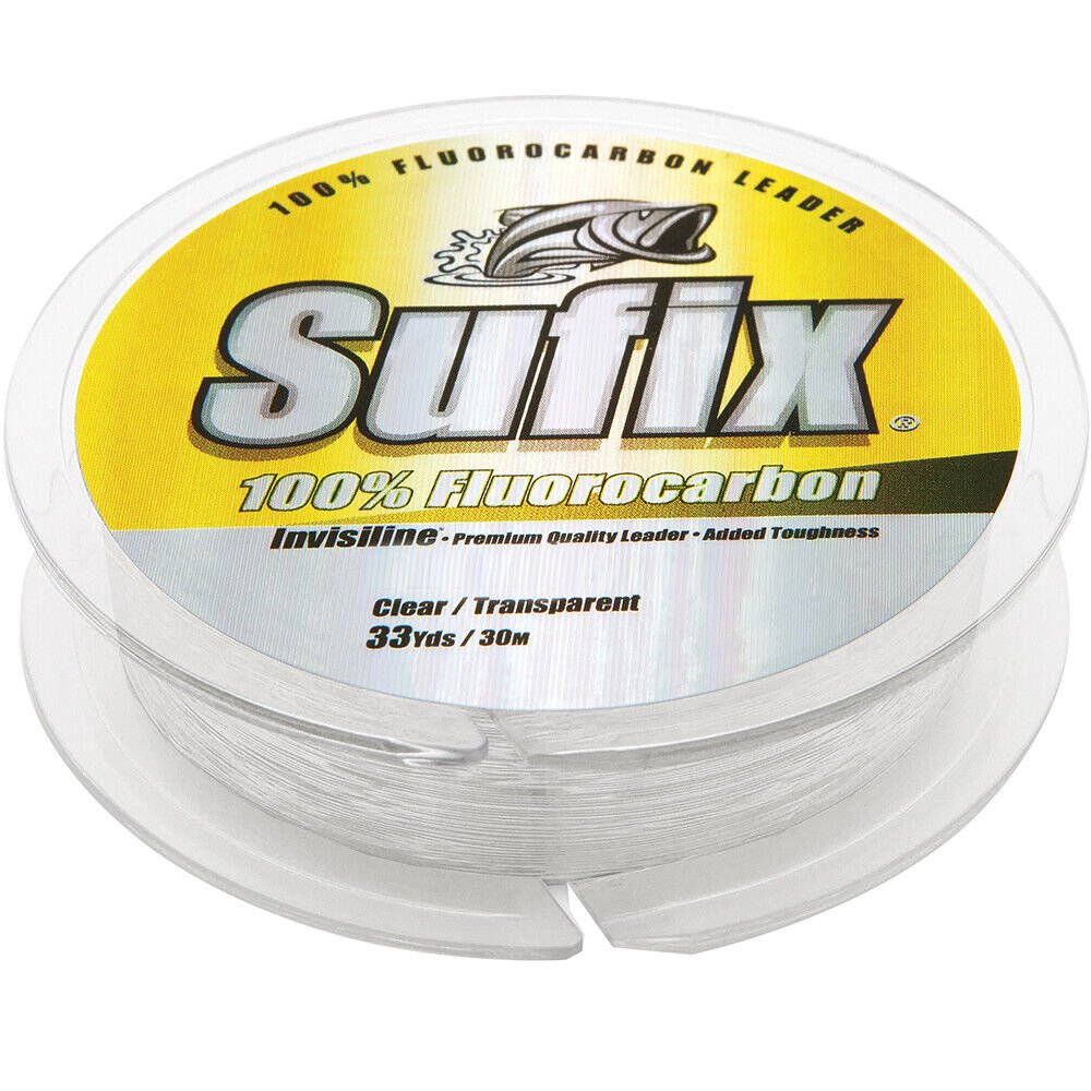 Sufix 100% Fluorocarbon Invisiline™ Leader - 50lb - 33yds Fishing Line