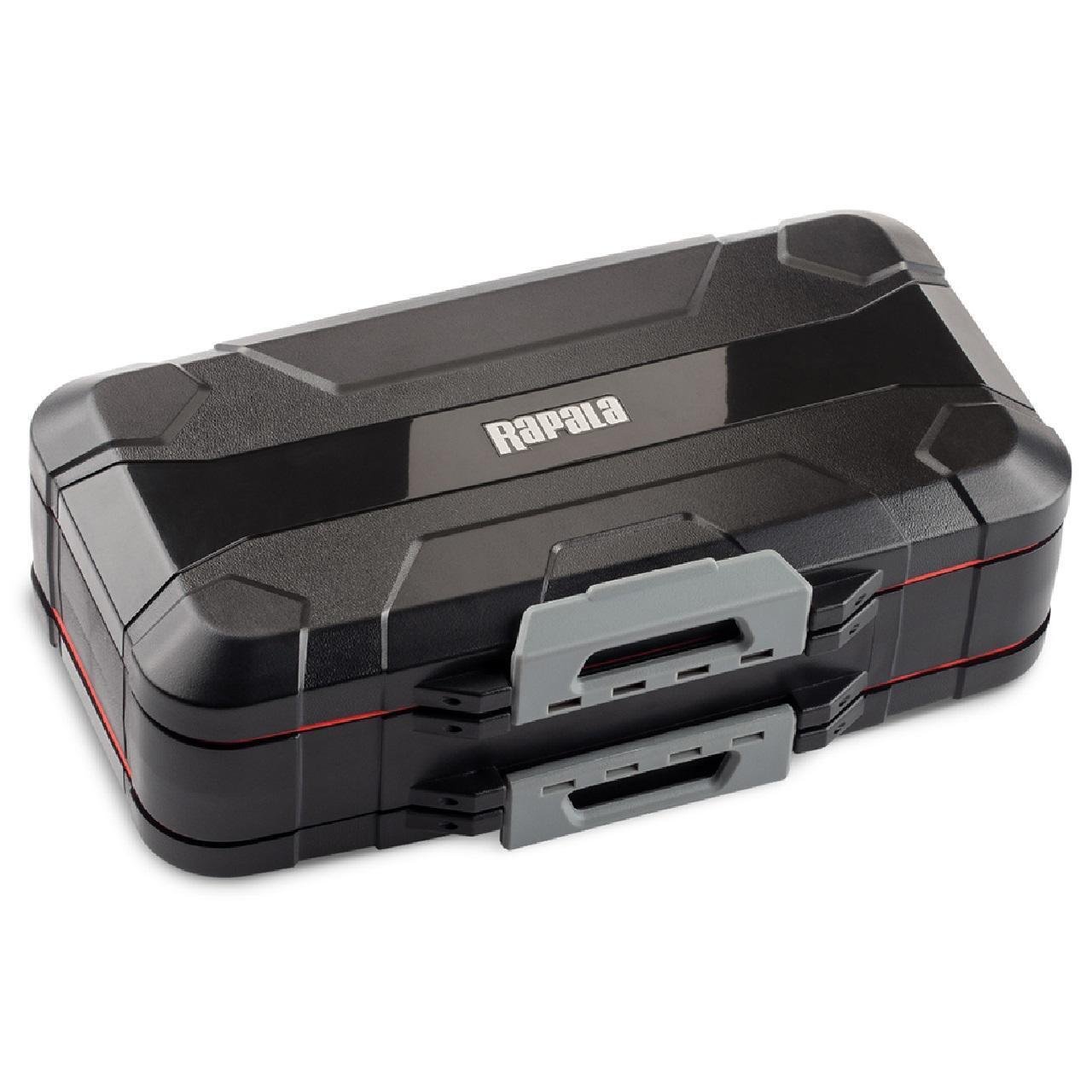 Rapala Jig Box, Fishing Tackle Box Black, 6.75" x 4" x 2"/Medium