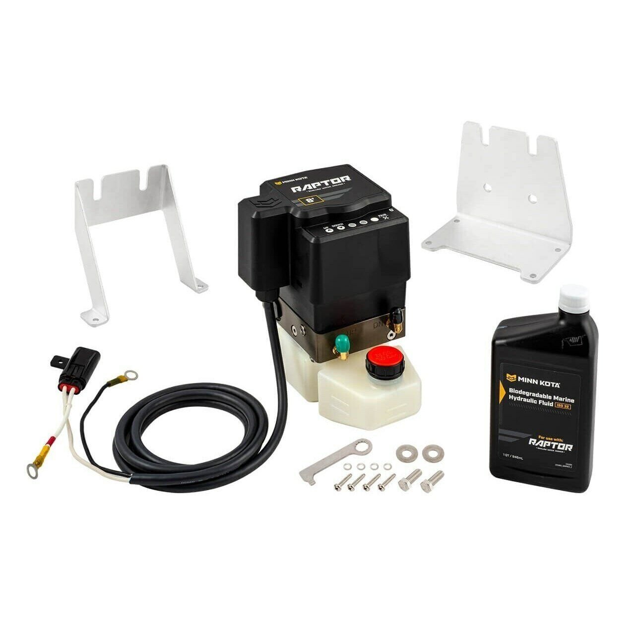 Minn Kota Raptor Shallow Water Anchor 10', W/ Active Anchoring Silver 1810633