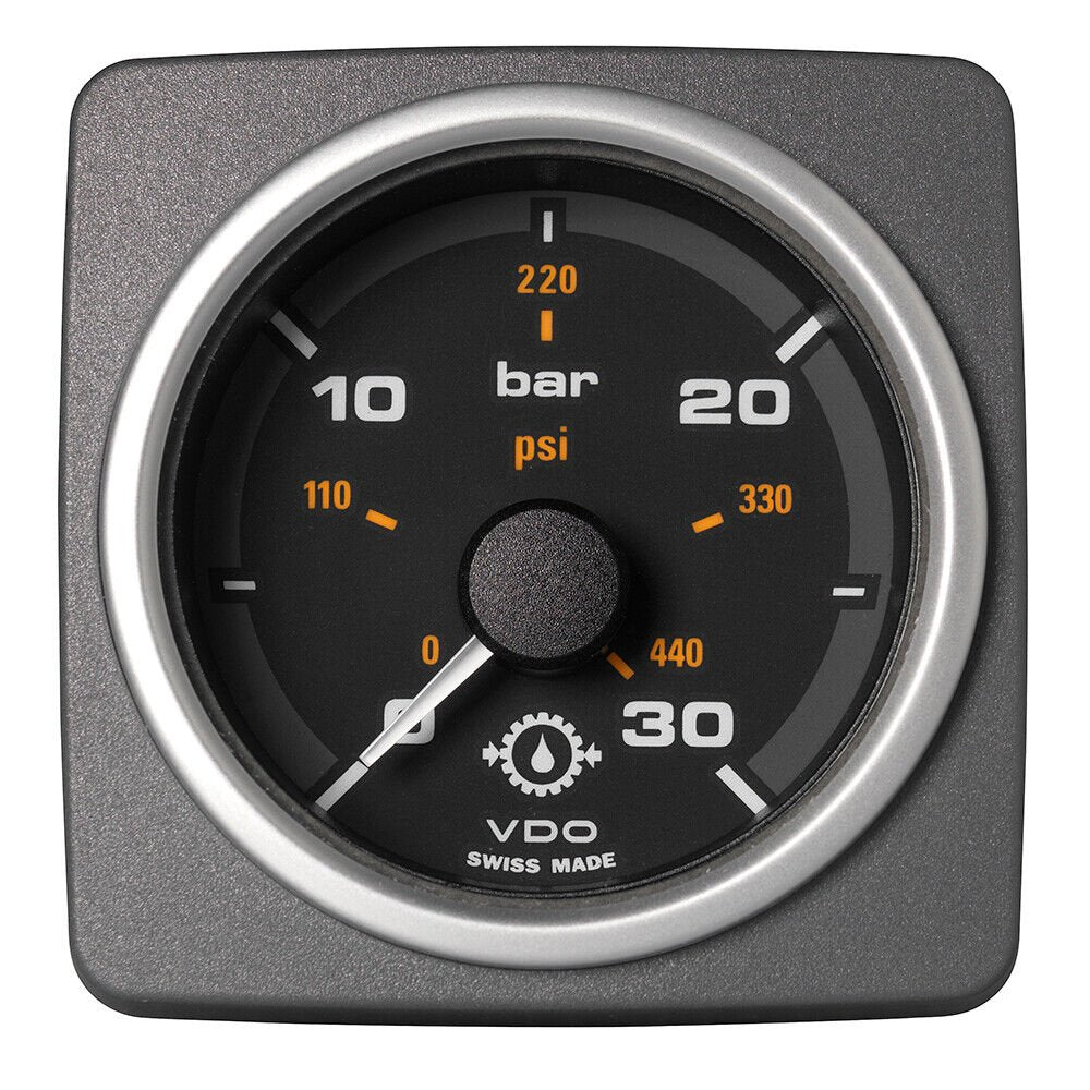 Veratron 52 MM (2-1/16") AcquaLink Transmission Oil Pressure 30 Bar/440 PSI -