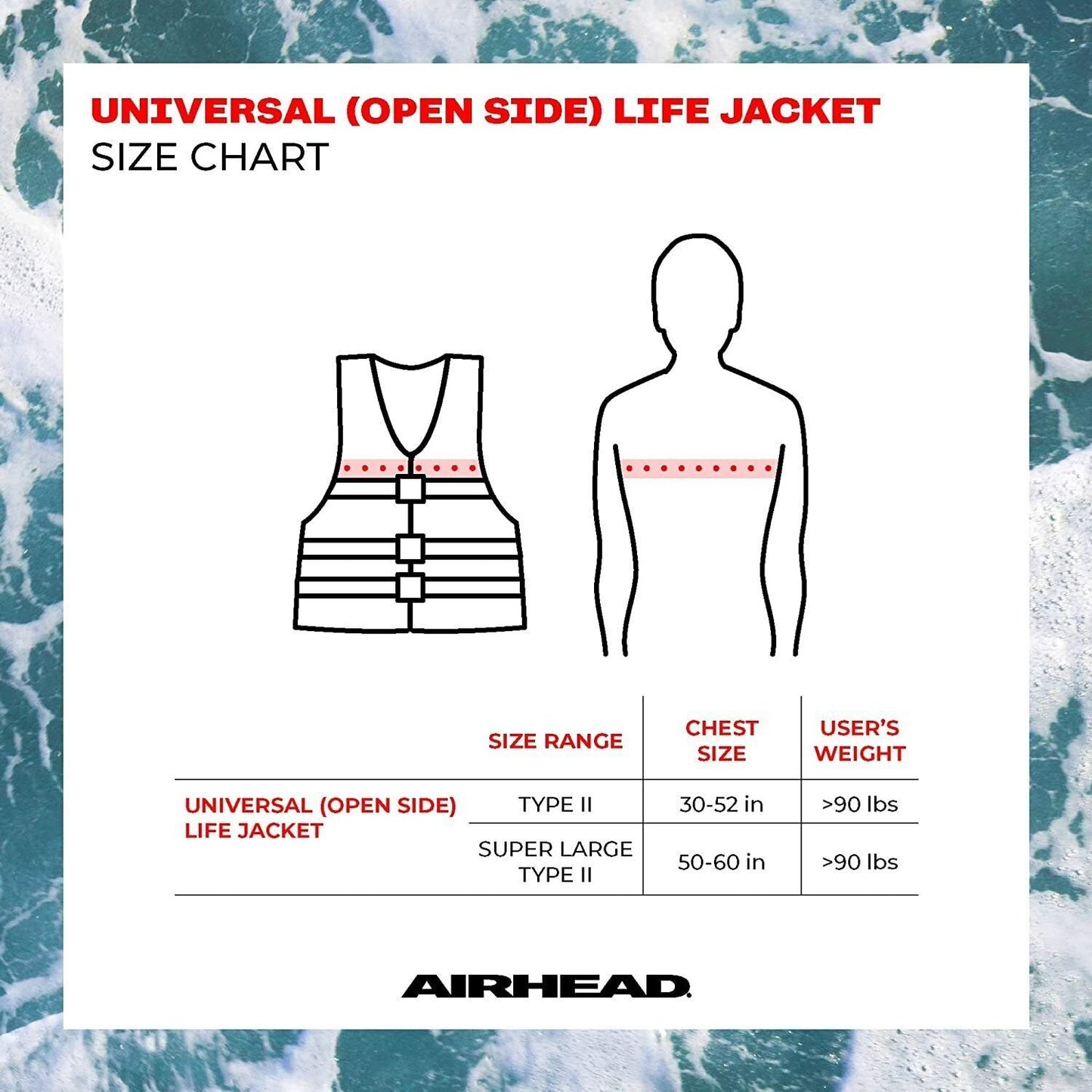 AIRHEAD Yukon Base Paddle Vest Kayak Life Vest Youth-Adult | PFD