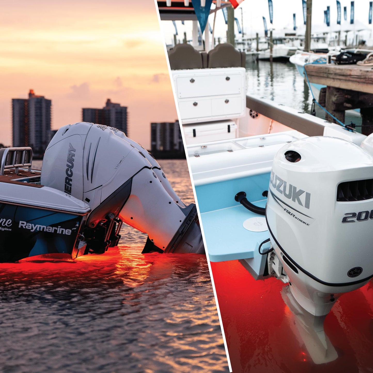 Shadow-Caster SCR-24 Bronze Underwater Light - 24 LEDs - Bimini Blue/Great White