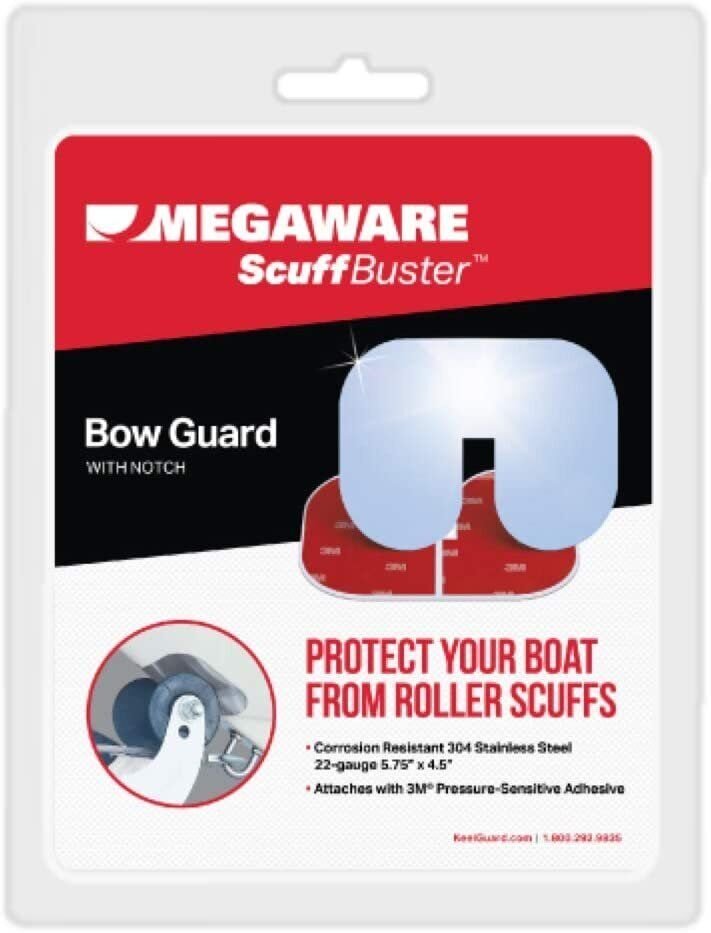 MEGAWARE KEELGUARD ScuffBuster Bow Guard, Notched - The Online Fishing Store