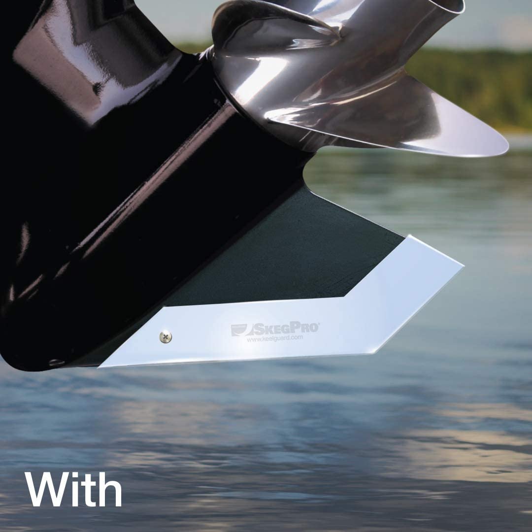 Megaware SkegPro Stainless Steel Skeg Protector fits MERCRUISER Bravo 1 & 3 1990 - Present - The Online Fishing Store