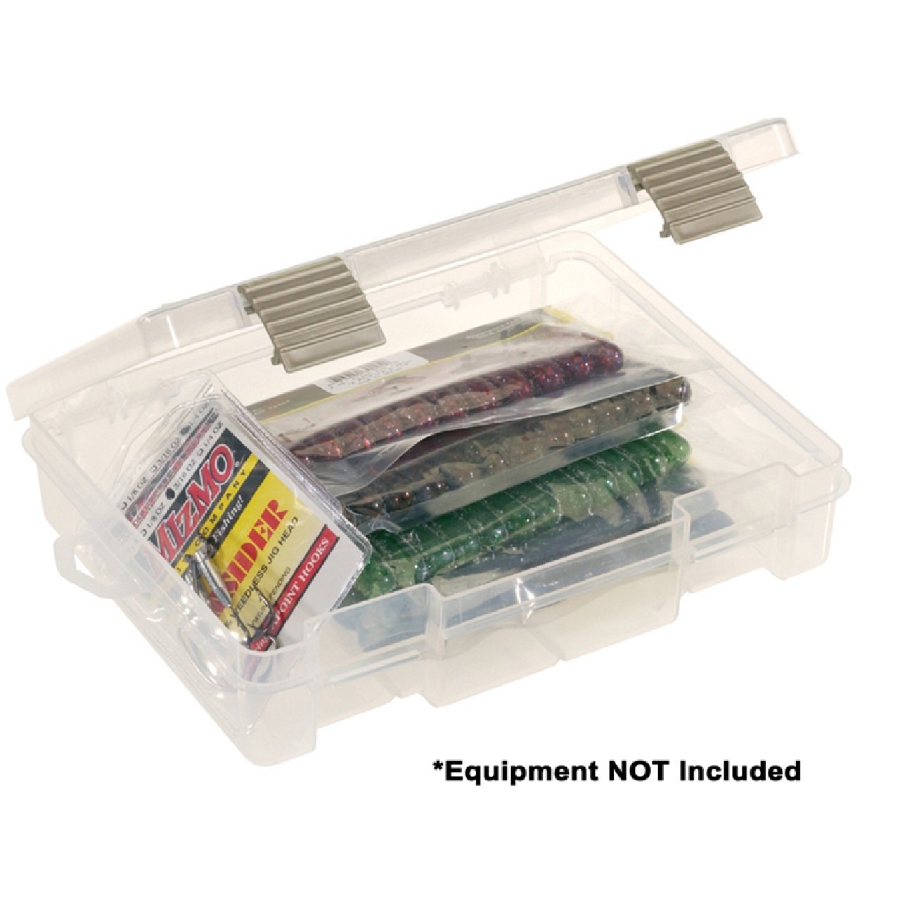 Plano ProLatch® Open - Compartment Stowaway® Half - Size 3700 - Clear Tackle Box - The Online Fishing Store