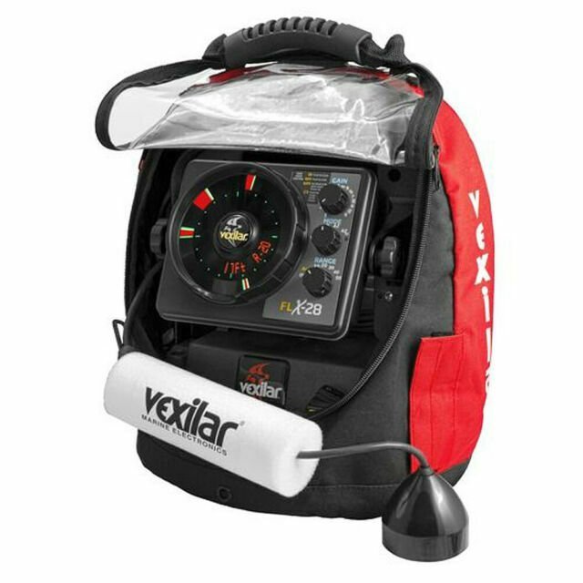 Vexilar UPLI28PV Ultra Pack Flasher Fish Finder with Lithium Ion Battery & - The Online Fishing Store