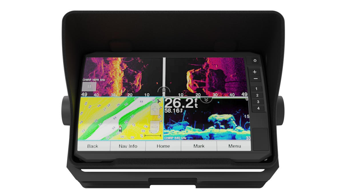 Garmin ECHOMAP UHD 73sv Fish Finder Visor