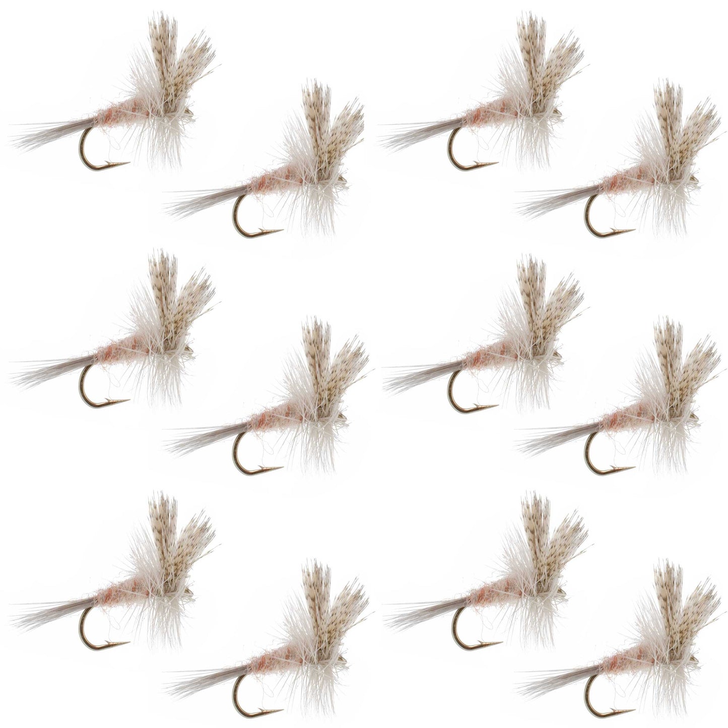 Light Hendrickson Classic Dry Fly - 12 Flies Size 16