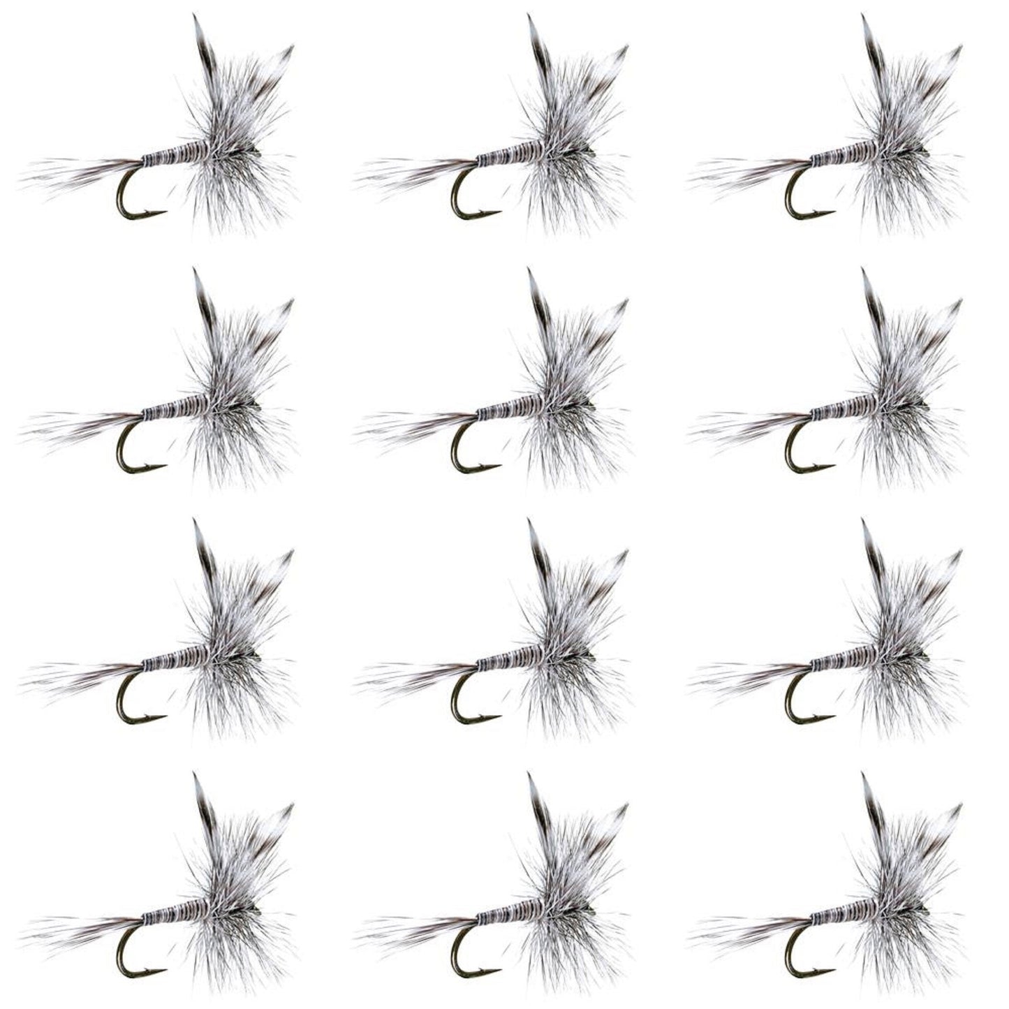 Mosquito Classic Trout Dry Fly - 12 Flies Size 20