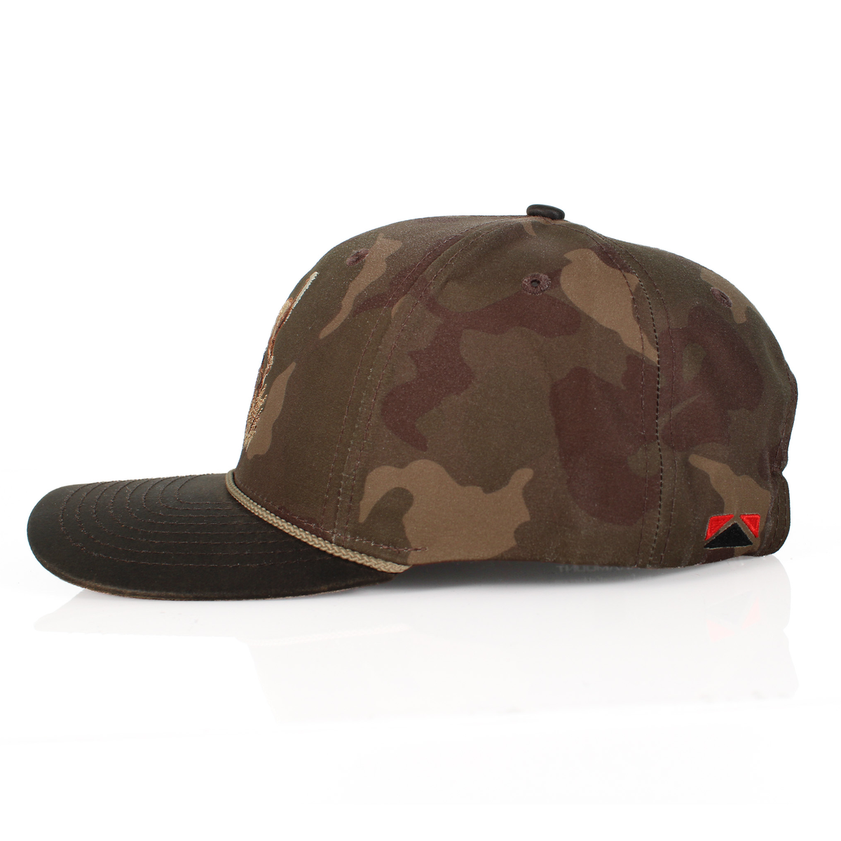 Running Deer 6-Panel Wax Cloth Rope Cap