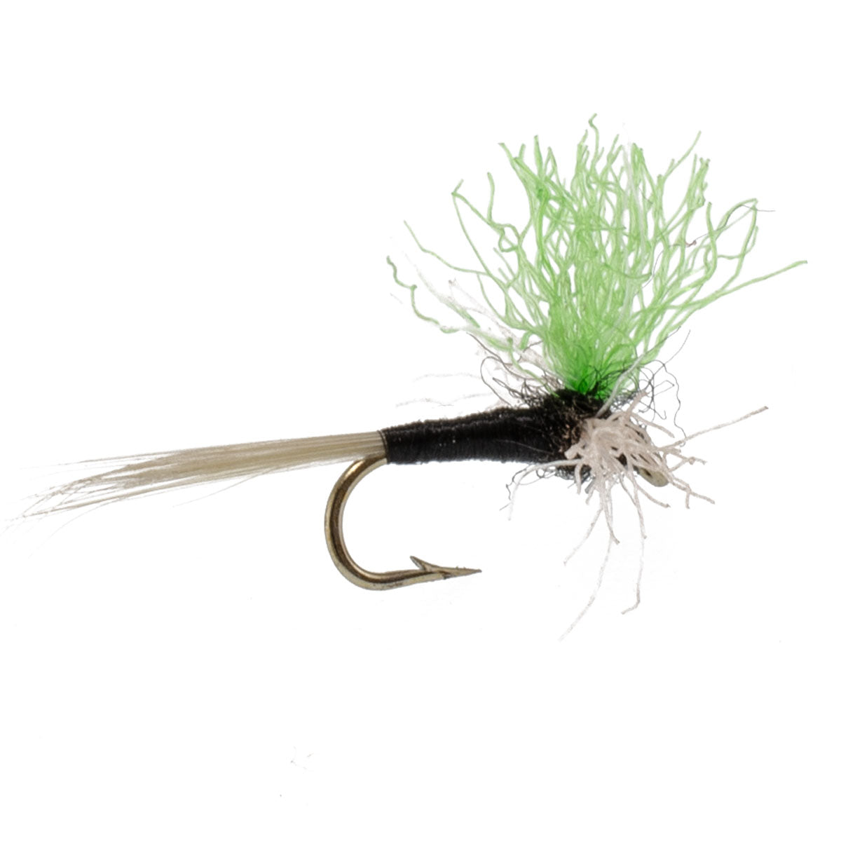 Trico Spinner High Visibility Green Post 6 Flies Hook Size 22