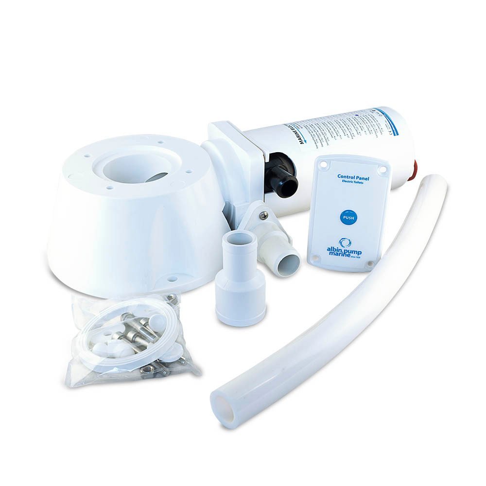 Albin Marine Standard Electric Toilet Conversion Kit - 12V - The Online Fishing Store
