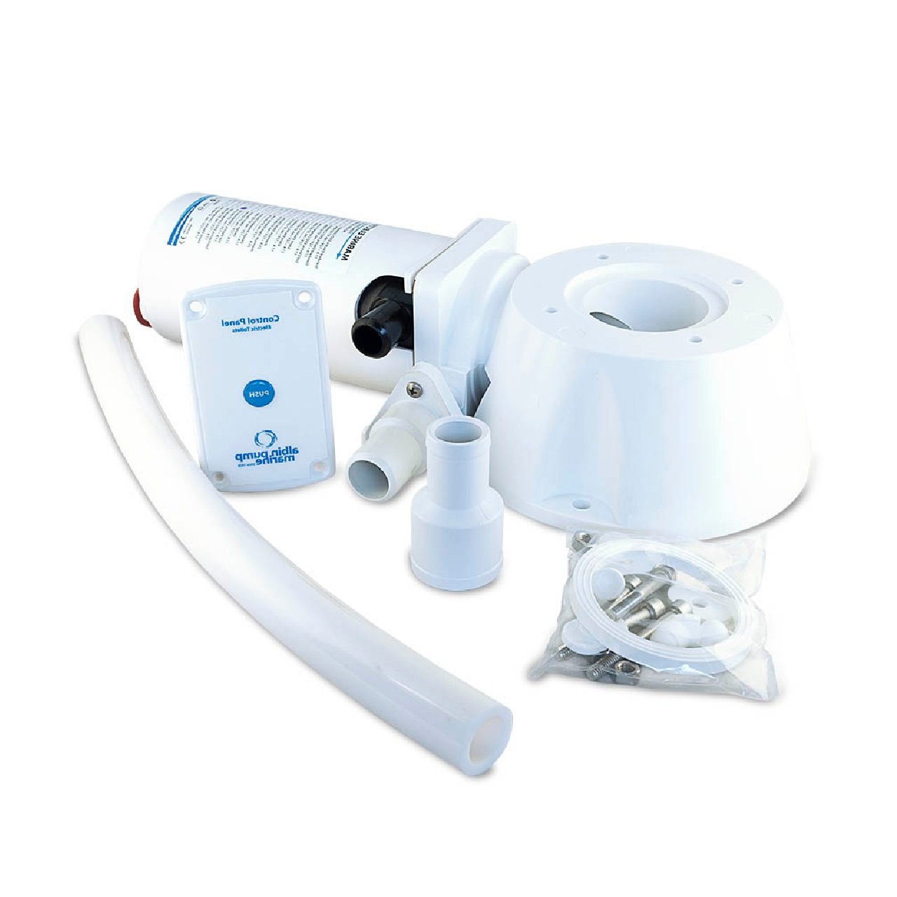 Albin Marine Standard Electric Toilet Conversion Kit - 12V - The Online Fishing Store