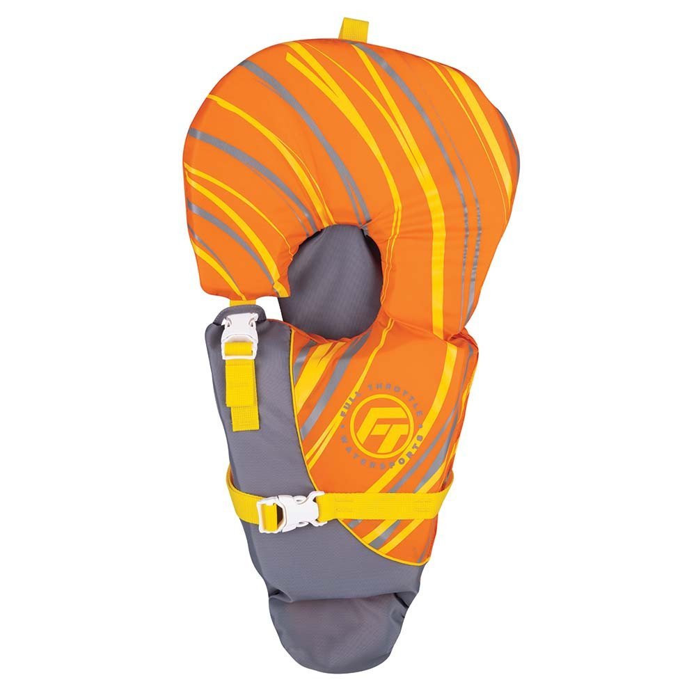 Full Throttle Baby - Safe Vest - Infant to 30lbs - Orange/Grey - The Online Fishing Store