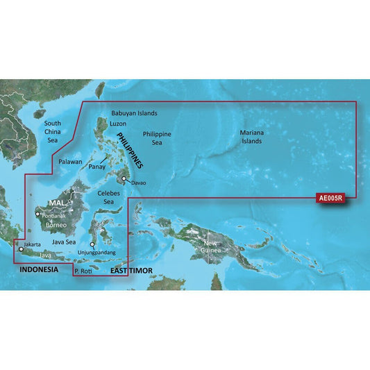 Garmin BlueChart® g3 HD - HXAE005R - Phillippines - Java - Mariana Islands - The Online Fishing Store