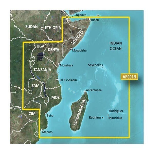 Garmin BlueChart® g3 HD - HXAF001R - Eastern Africa - microSD™/SD™ - The Online Fishing Store
