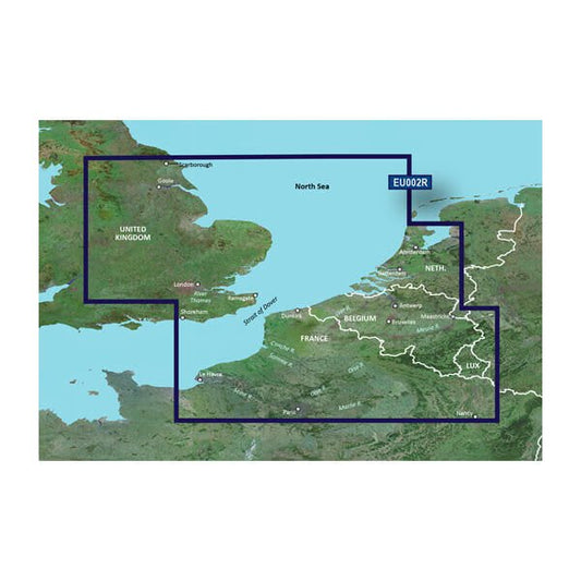 Garmin BlueChart® g3 HD - HXEU002R - Dover to Amsterdam & England Southeast - microSD™/SD™ - The Online Fishing Store