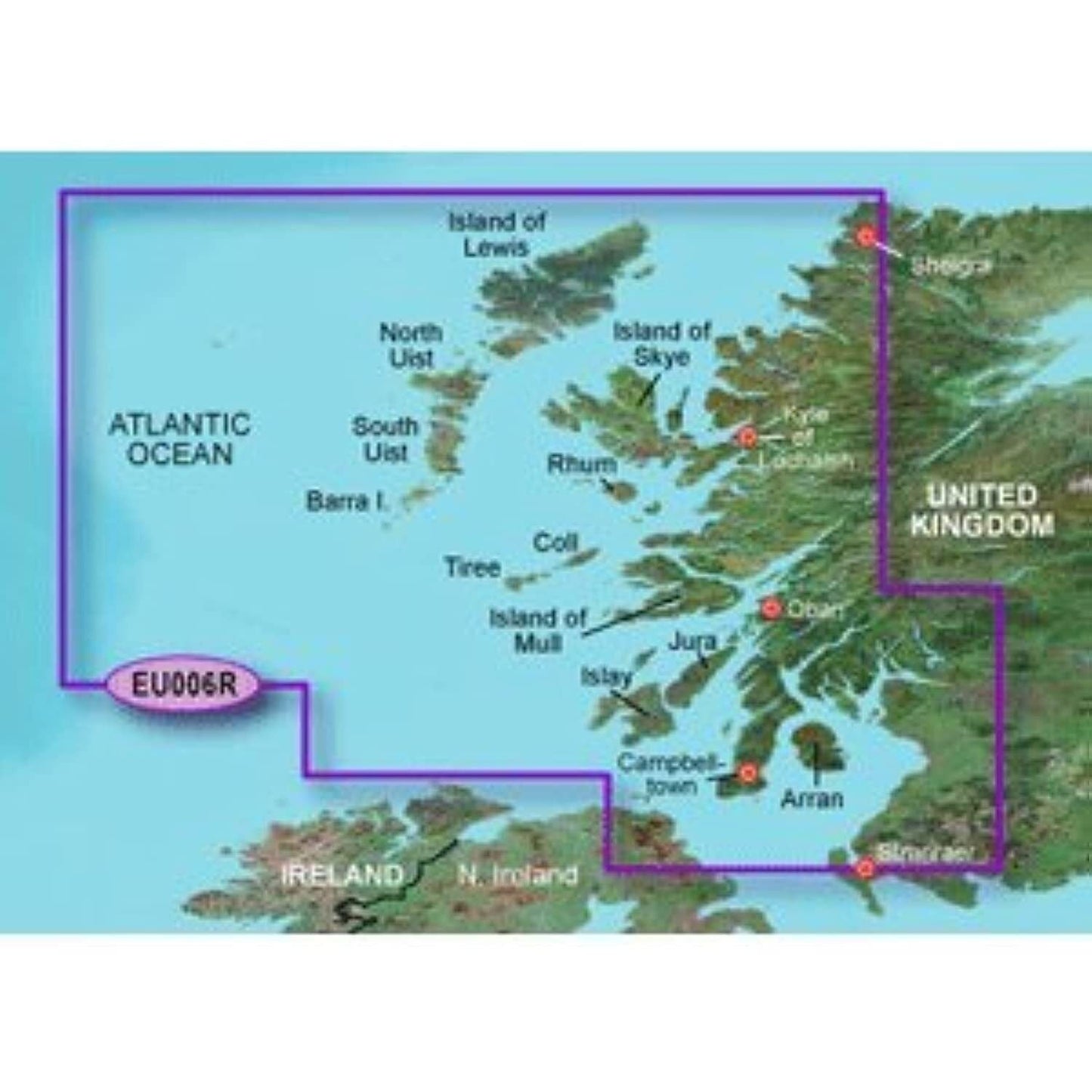 Garmin BlueChart® g3 HD - HXEU006R - Scotland West Coast - The Online Fishing Store