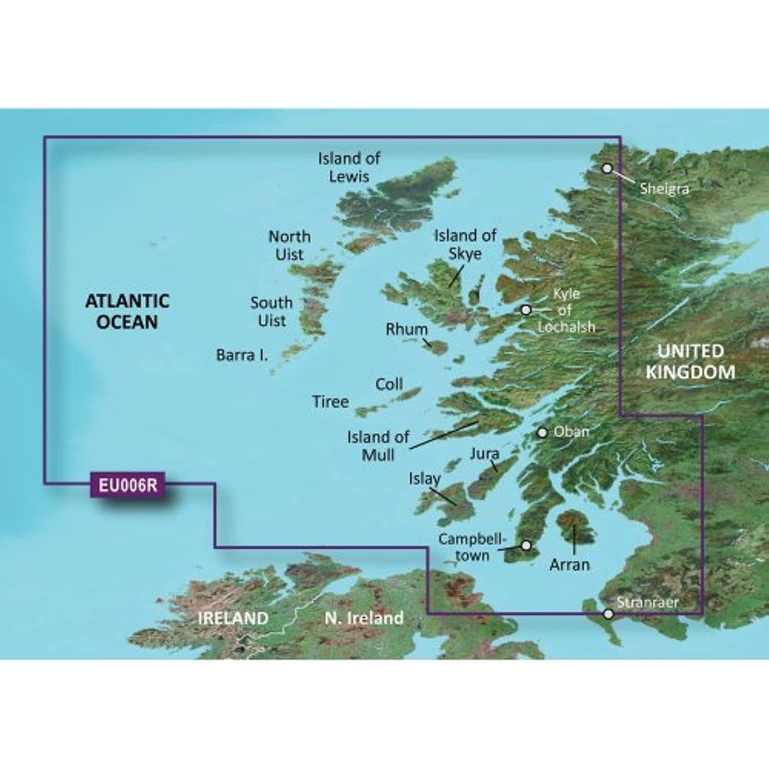 Garmin BlueChart® g3 HD - HXEU006R - Scotland West Coast - The Online Fishing Store