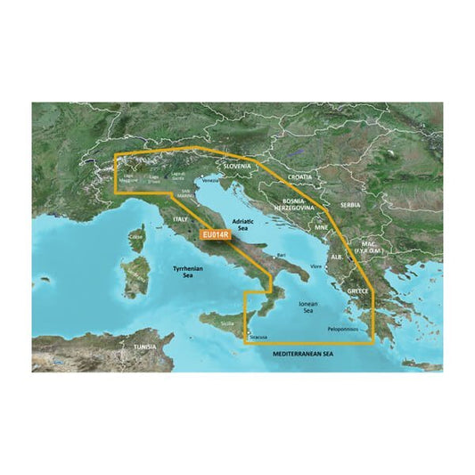 Garmin BlueChart® g3 HD - HXEU014R - Italy Adriatic Sea - microSD™/SD™ - The Online Fishing Store