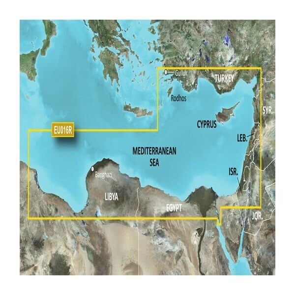 Garmin BlueChart® g3 HD - HXEU016R - Mediterranean Southeast - microSD™/SD™ - The Online Fishing Store